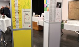 Info-Plakat über die Ausstellung "Mein Leben" (Biografie) | © Caritas München und Oberbayern
